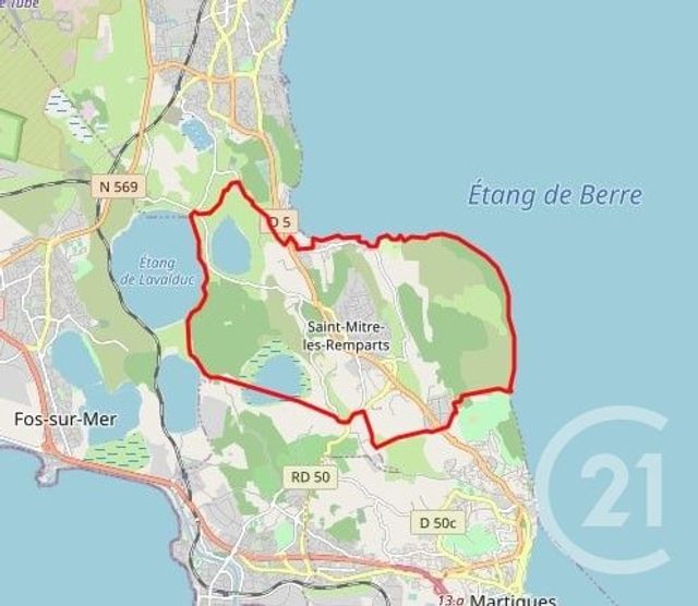 terrain à vendre - 214.0 m2 - ST MITRE LES REMPARTS - 13 - PROVENCE-ALPES-COTE-D-AZUR - Century 21 Cabinet Corvaja